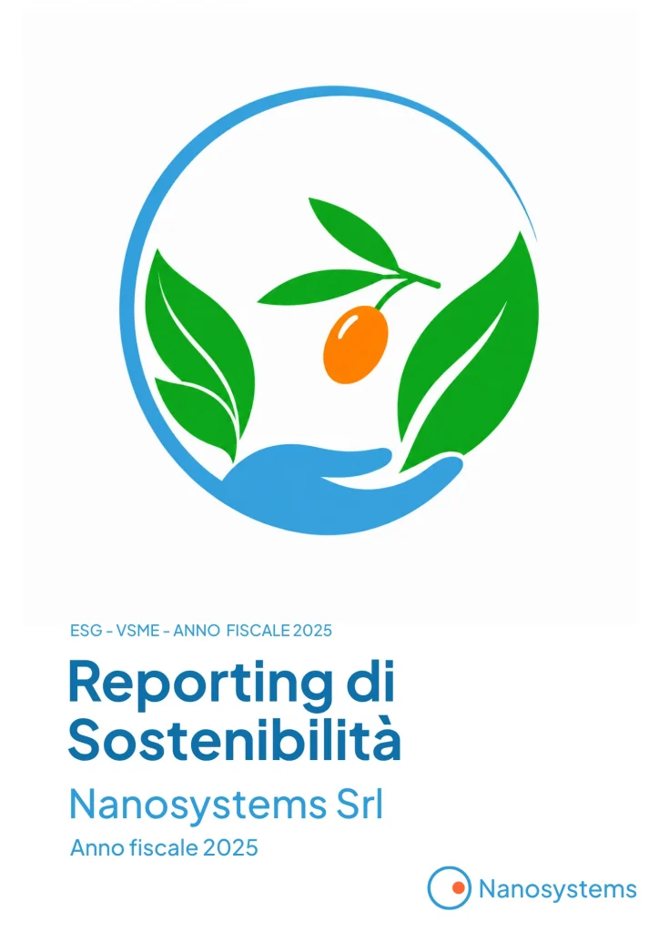 Nanosystems Sustainability Report cover